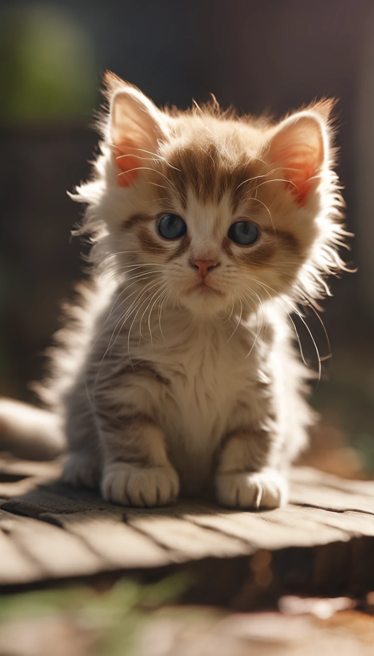 Cute pet，Kittens，play，Clear hair texture，A high resolution