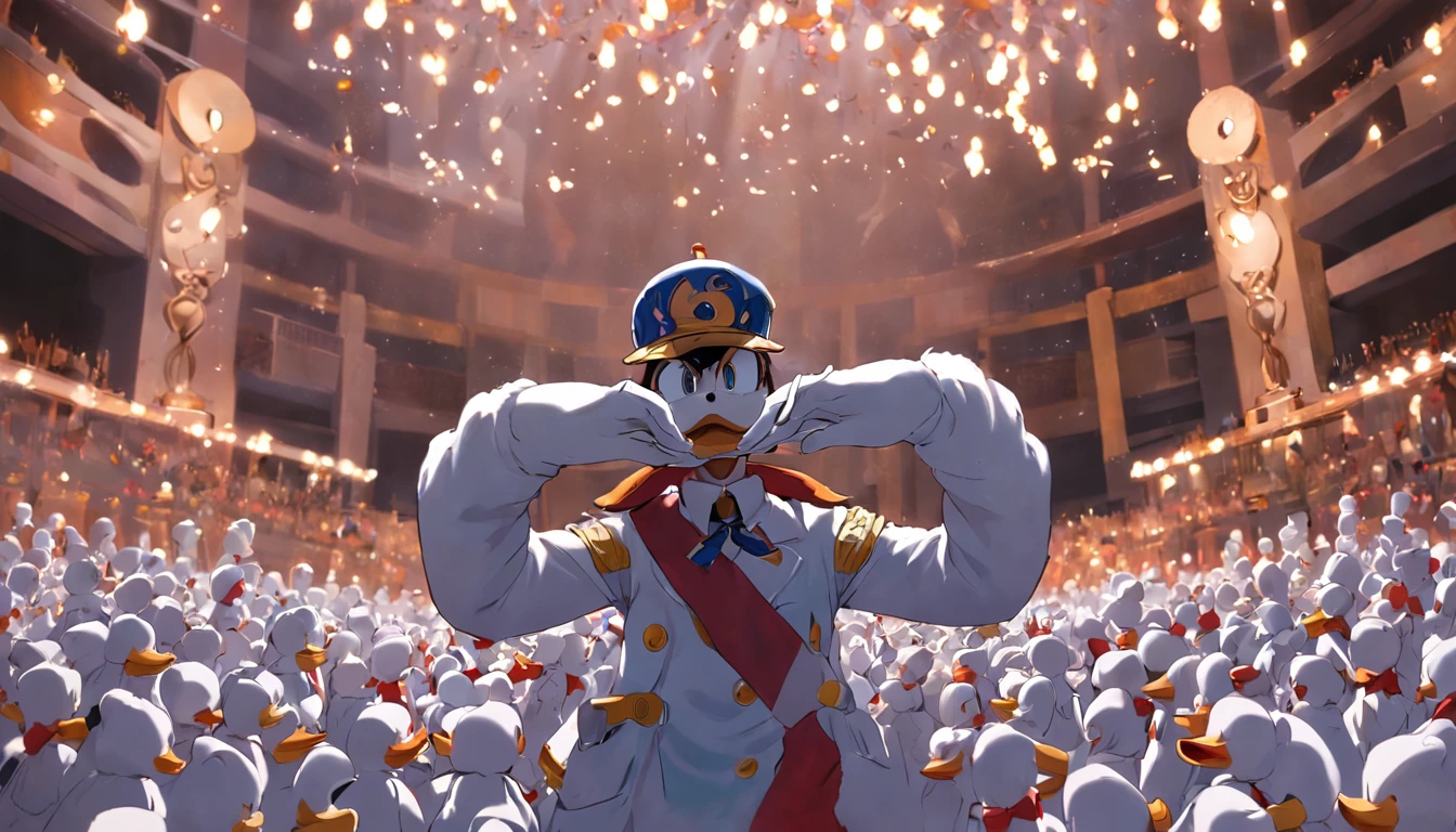 whitegloves,donald duck,performance art,k hd