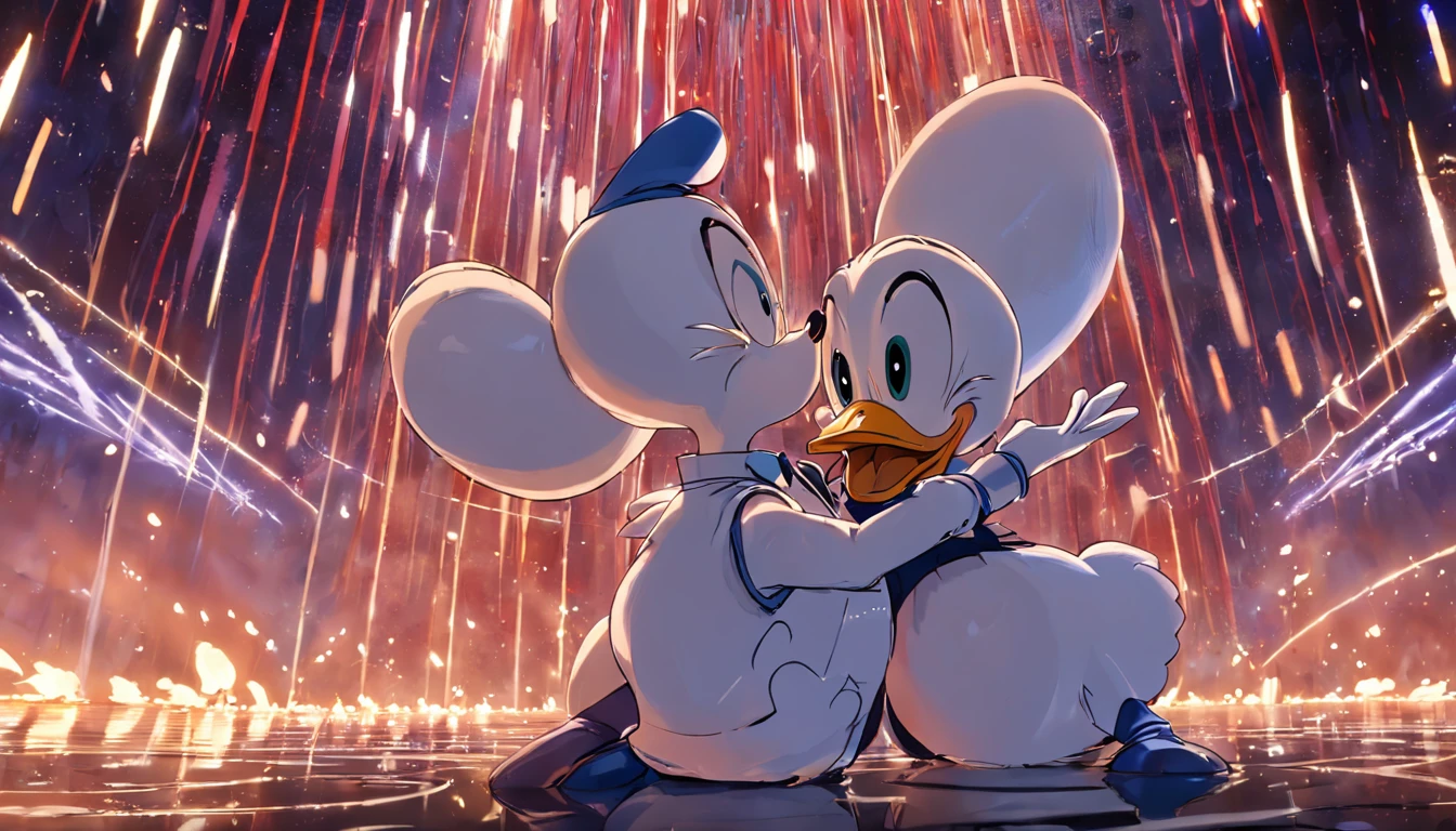 whitegloves,donald duck,performance art,k hd