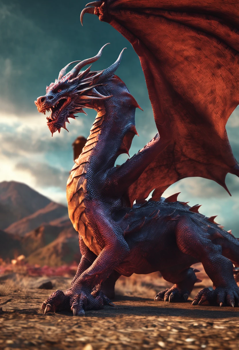 Western dragons,Mighty and domineering,Imposing,Reign in the world,k hd