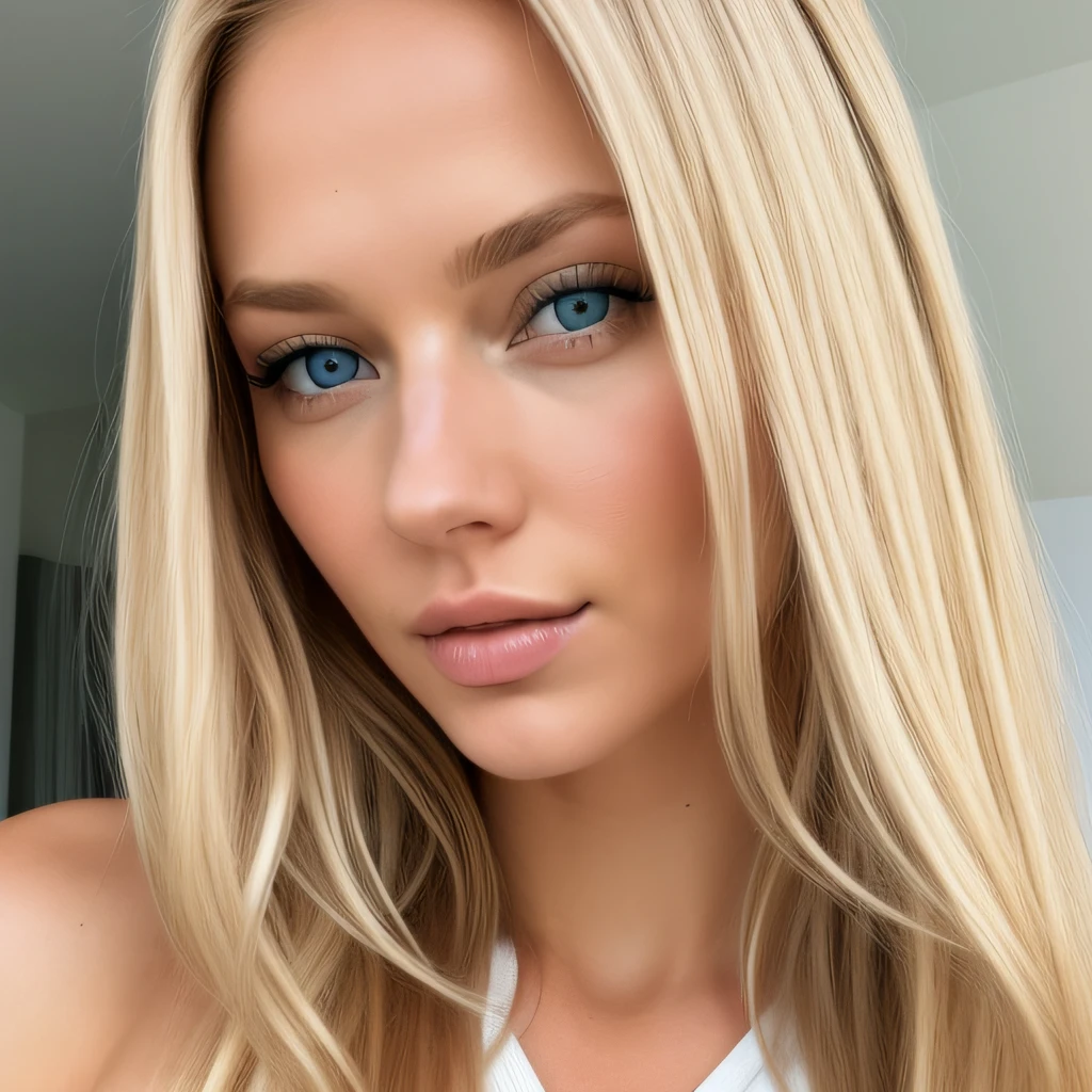 blonde woman with blue eyes, naked, Lara Stein, Alexandra Waliszewska, schulterlanges blondes Haar, Most beautiful woman in the world, beautiful look, Perfektes Detail, Victoria's Secret, sucking a dick