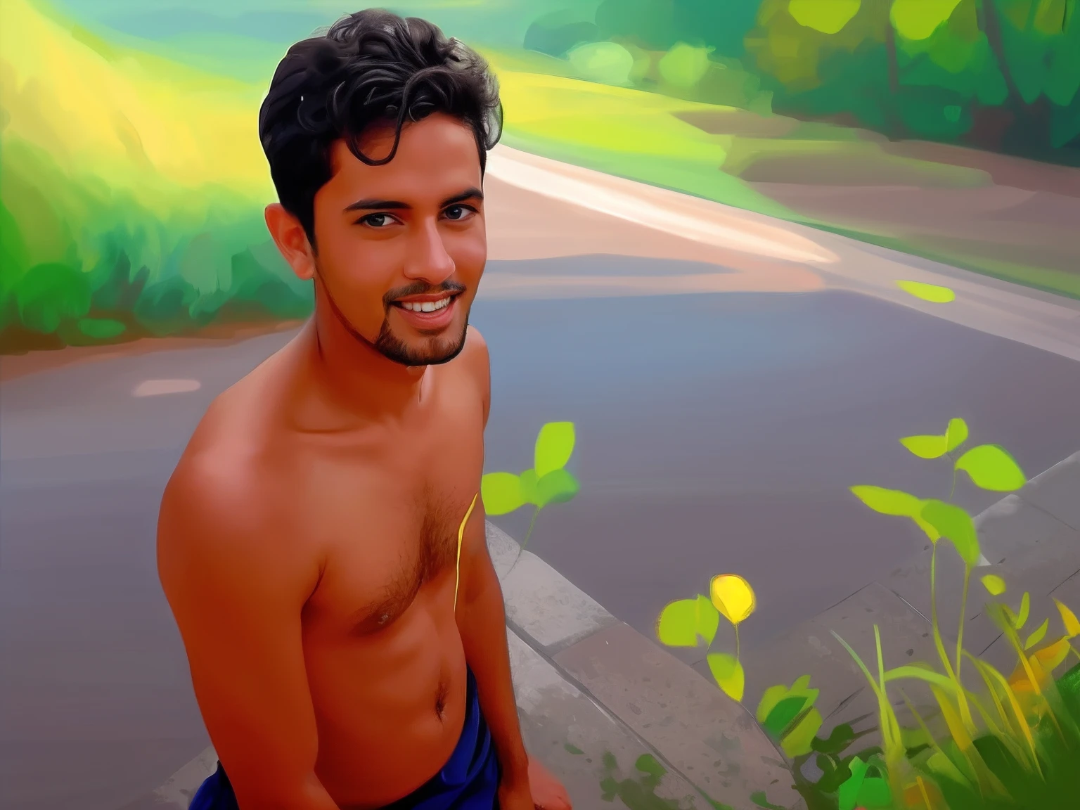Make it as a digital painting