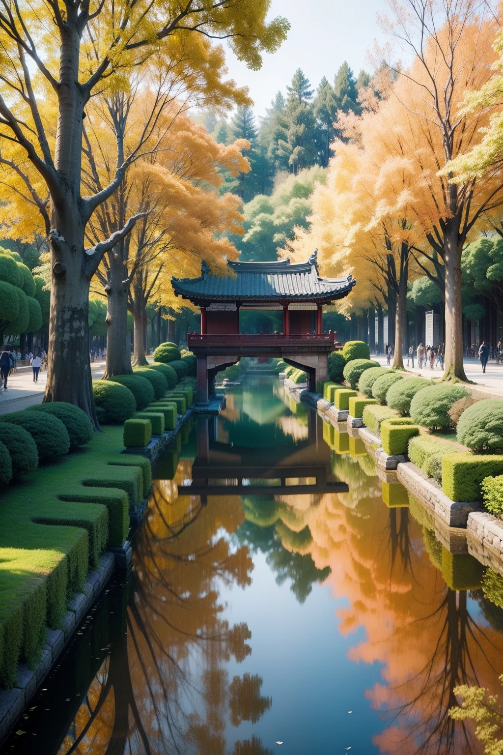 Outside the blue fall,Yaotai road credit。How to even the imperial garden,Don't have your own immortal family。