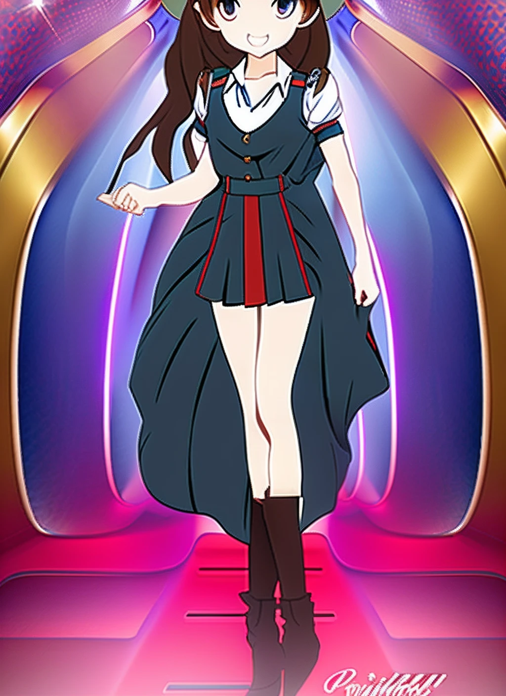 Honkai Star Dome Railway flat-chested Himeko