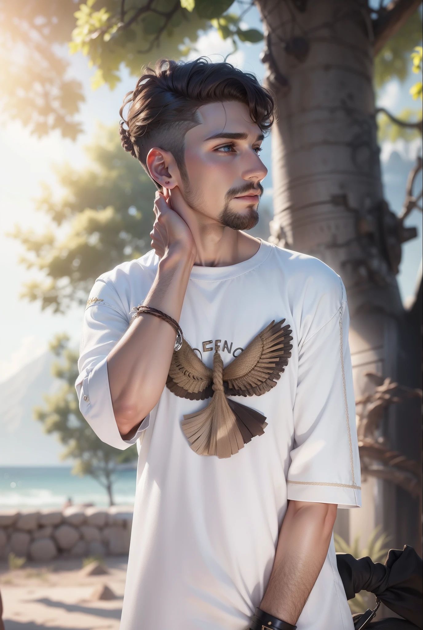 realistic high details hair strand by thread 8k boy --auto