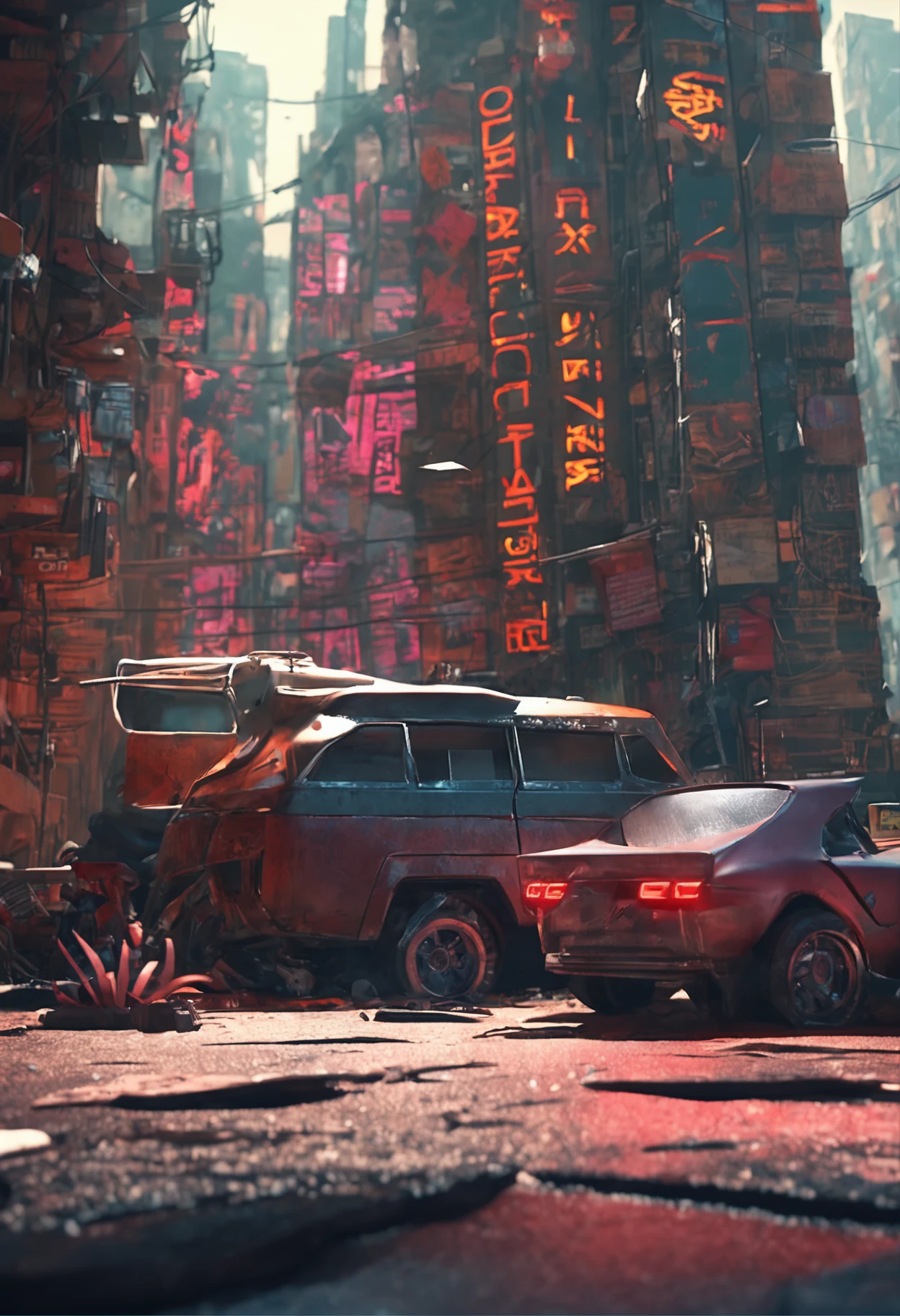 Create A 3D, (("ultra realistic")) (((("cinematic")))) beautiful, super amazing, ((("Art Work"))) Scene From Series LOVE DEATH AND ROBOTS.