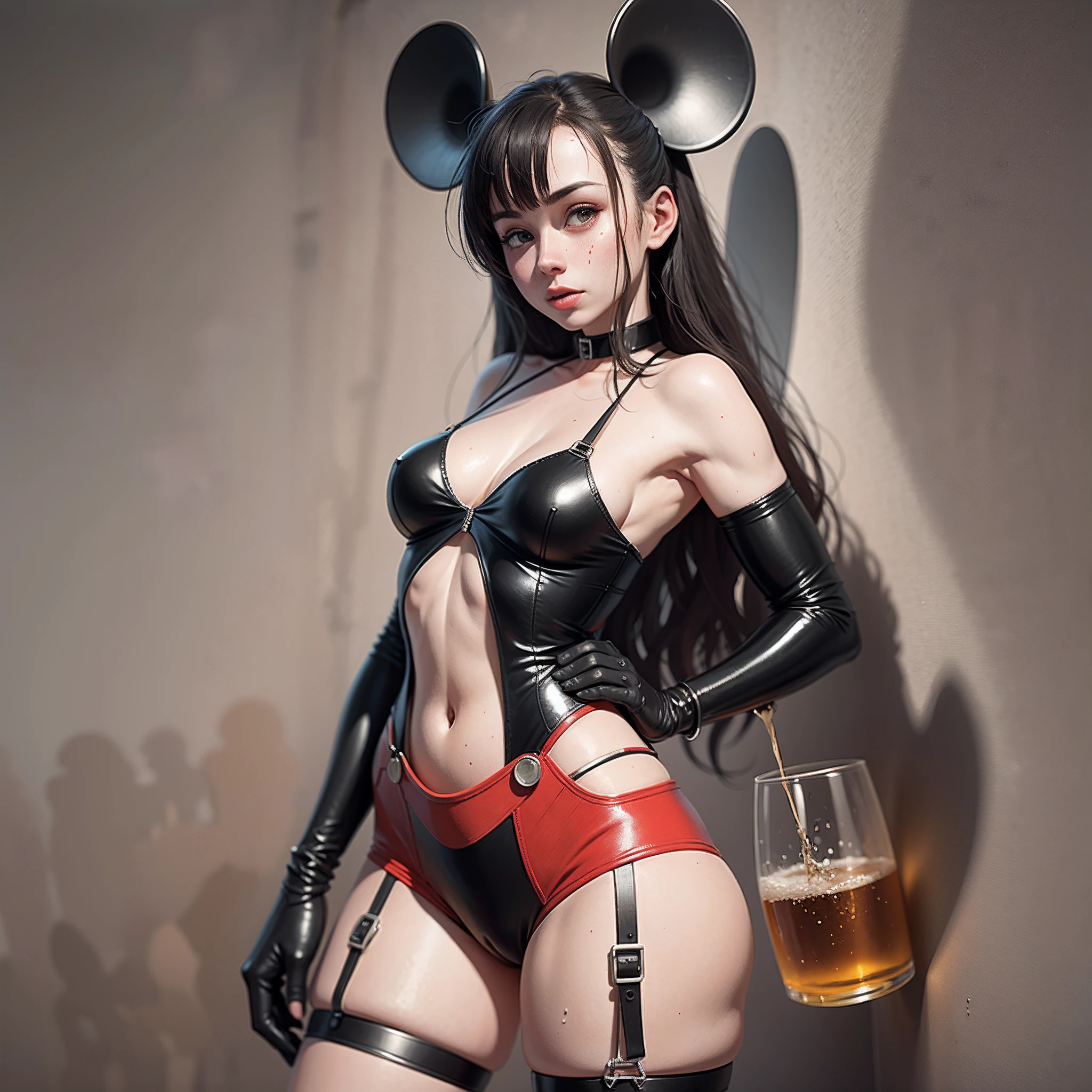 Remove the glass and restore the background