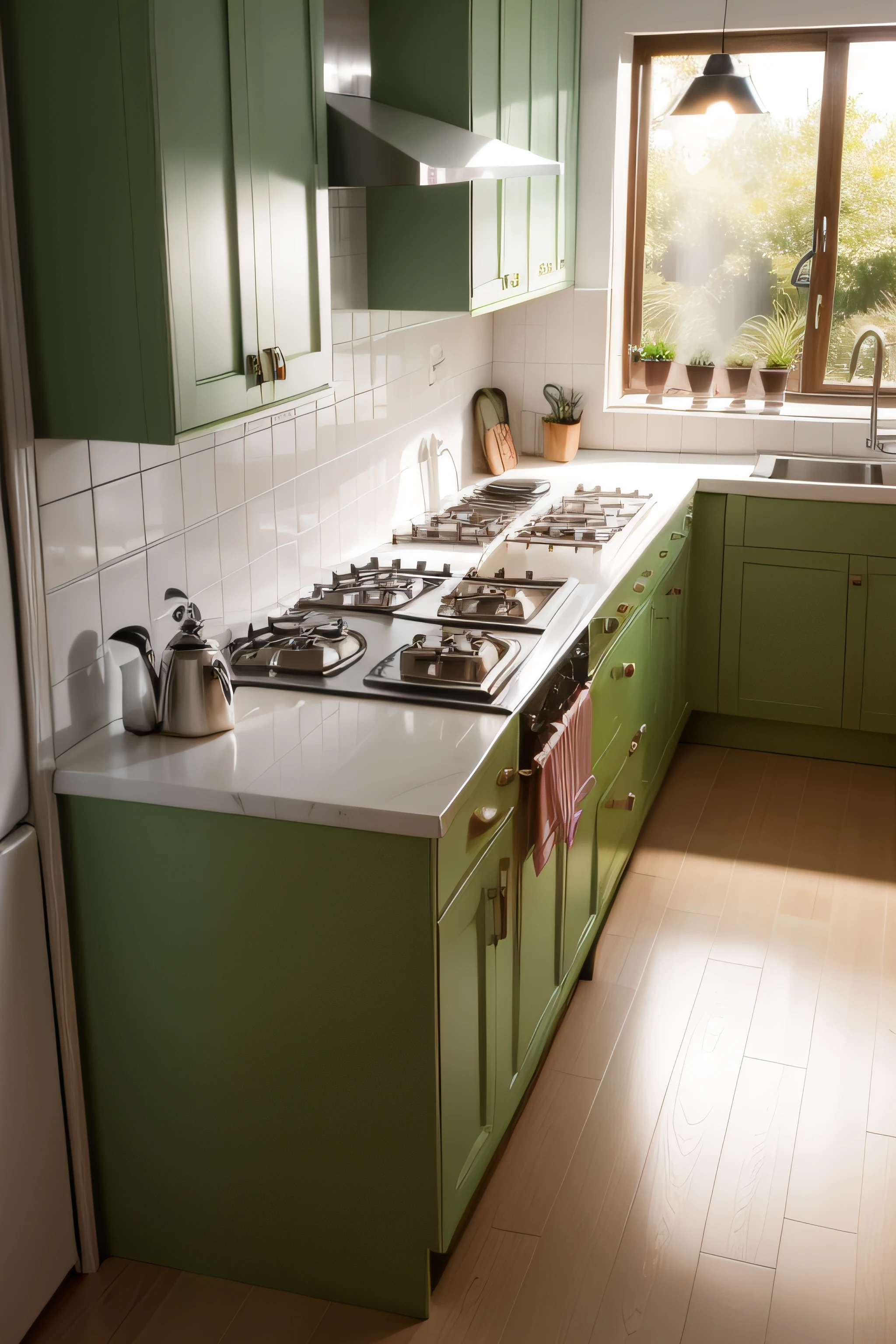 una cocina moderna