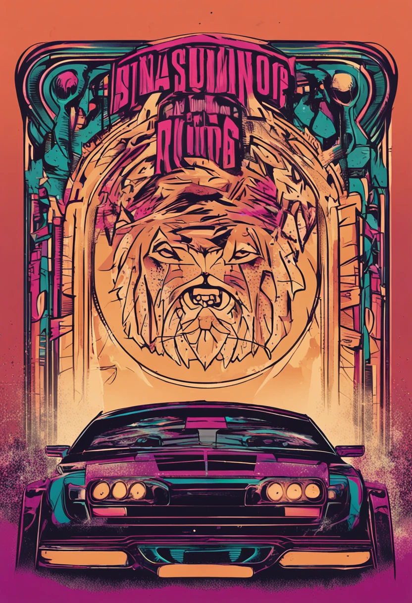 projetar um logotipo que diz RETURN OF SOUNDS