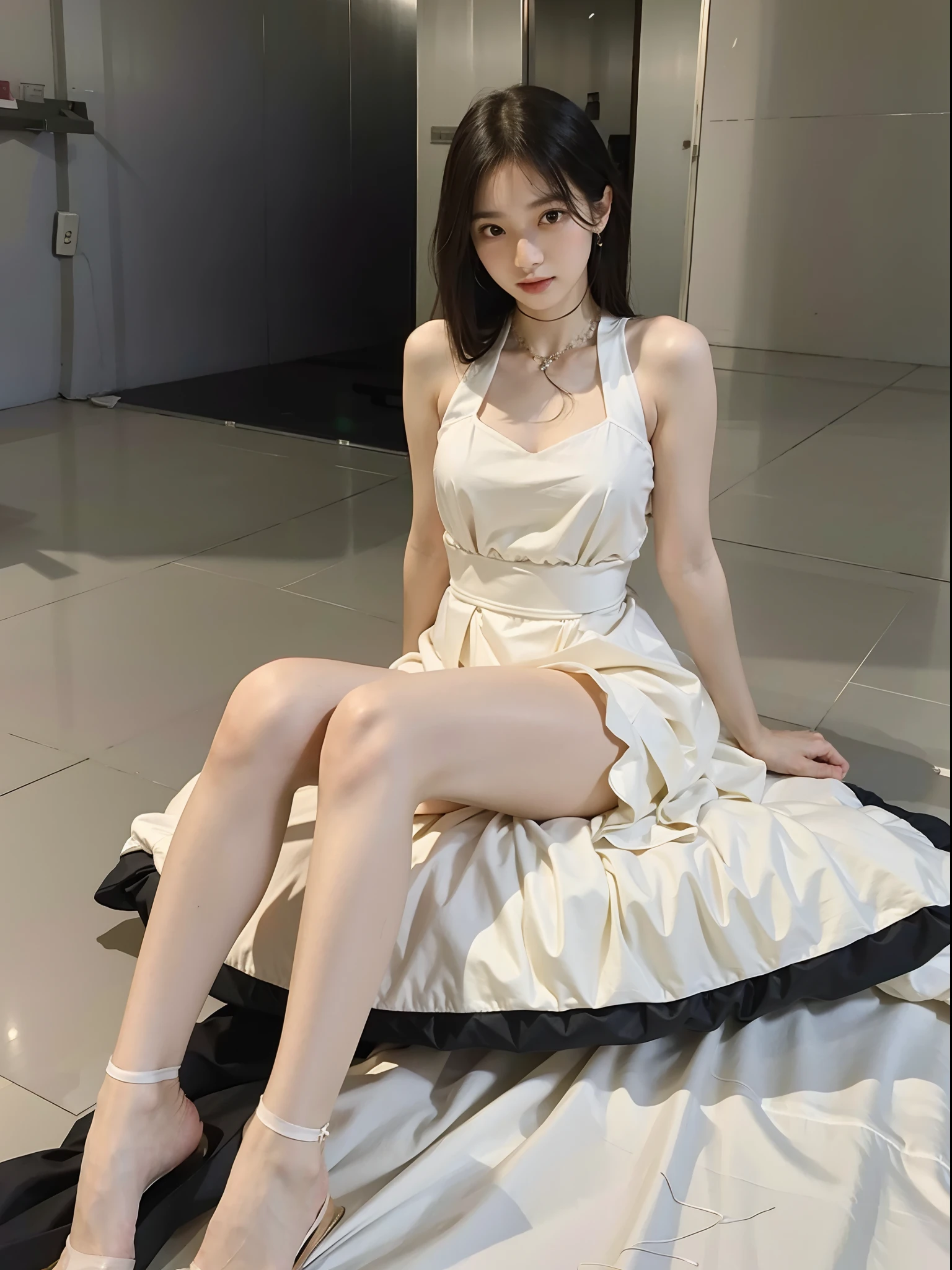 Best quality at best,tmasterpiece,超高分辨率,Textured skin,The is very detailed,awardwinning,high detal,(realisticlying:1.4),s girl,Juvenile,Clear eyes,looks into camera,Pupil correction,A detailed eye,Precise eye structure,Clear faces,Accurate hand structure,Accurate hands