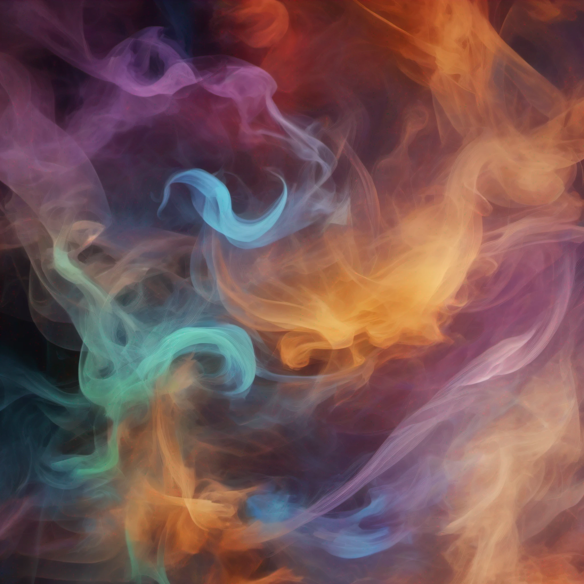 Art of smoke colored abstraction