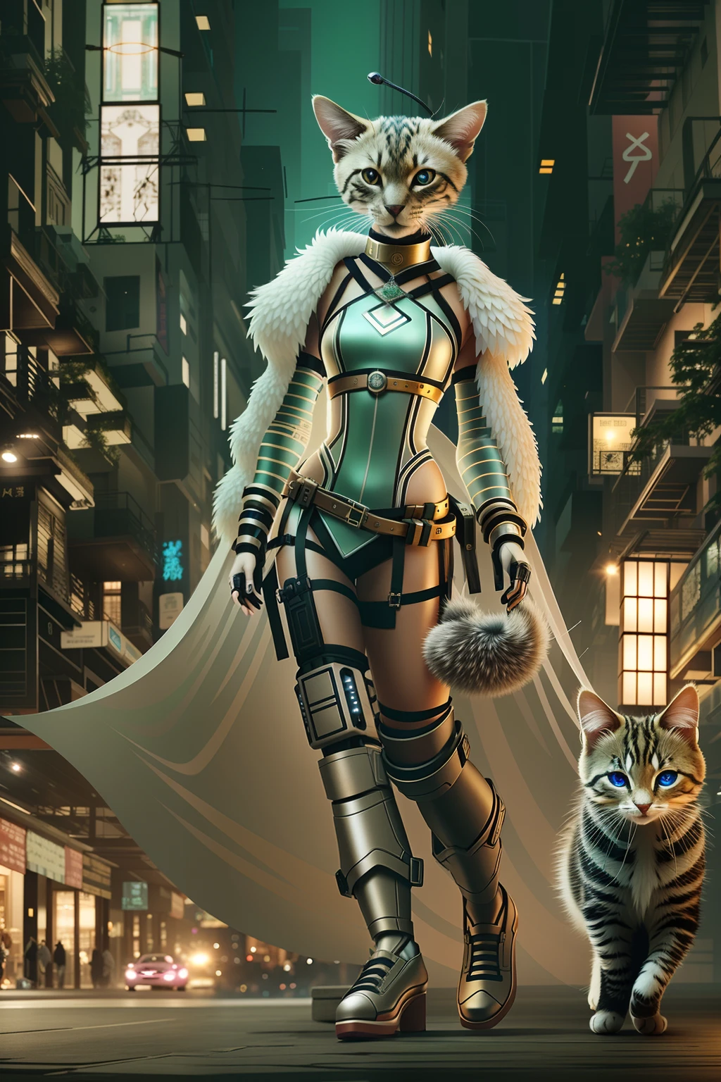 Cyberpunk kittens and their fashion nests,Stylish fabrics set with precious stones,luxury goods,Regal,Comfortable and warm,Pink space,Small toys,Kitten clothing is stylish and elegant,Optimal quality,超高分辨率,realisticlying,Front lighting,Complicated details,Exquisitedetailsandtextures,独奏,Facial highlights,Detal Face,looking at viewert,largeeyes,Openwork pattern,Deluxe Room,profesional lighting,photon maping,Radio City,physically-based renderingt,Epic composition, Highest quality, 8K,Epic romantic fantasy digital art,Epic fairy tale fantasy digital art,Mythological fantasy,