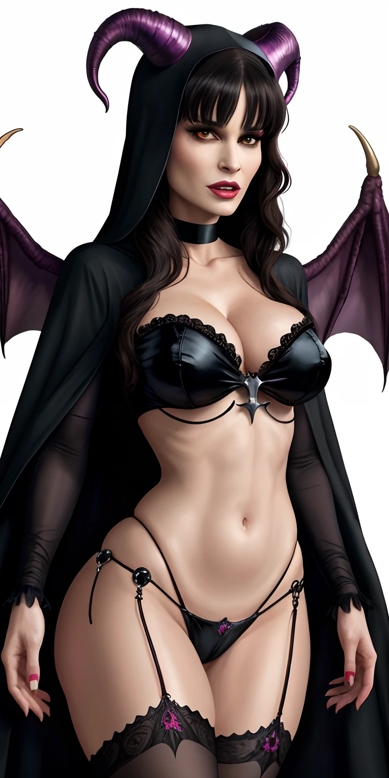 Lisa Ann: The evil nun, Demon horn on the head, demon wings,diabolique, insidieux, Context of the Satanic Church