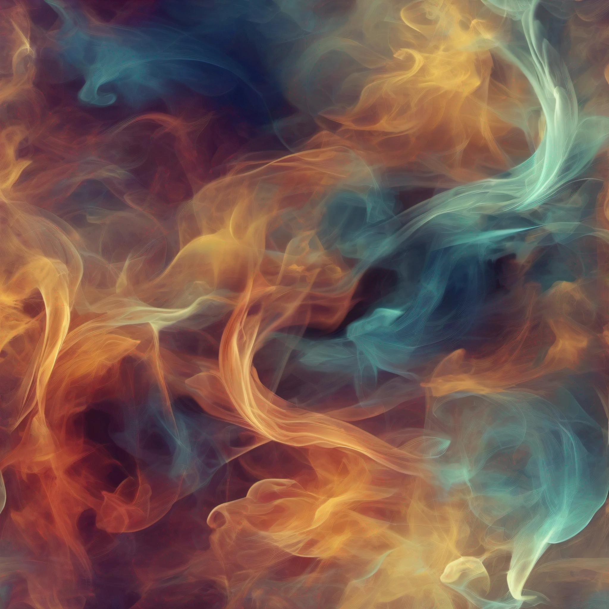 Art of smoke colored abstraction