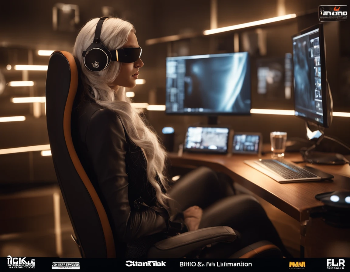 (globalillumination,Ray traching,HDR,Unrealistic rendering,Rational design,high detal,tmasterpiece,best qualtiy,hyper HD,cinmatic lighting)Sit on a gaming chair and spread your legs1.3,Bukkake,Full wet girl,Big breasts were about to burst through their clothes,Open uniform ultra-transparent clothes,Punk goggles 1.5,tmasterpiece,Long white hair,inside in room,playing computer games,Pure white juice flows on the body
