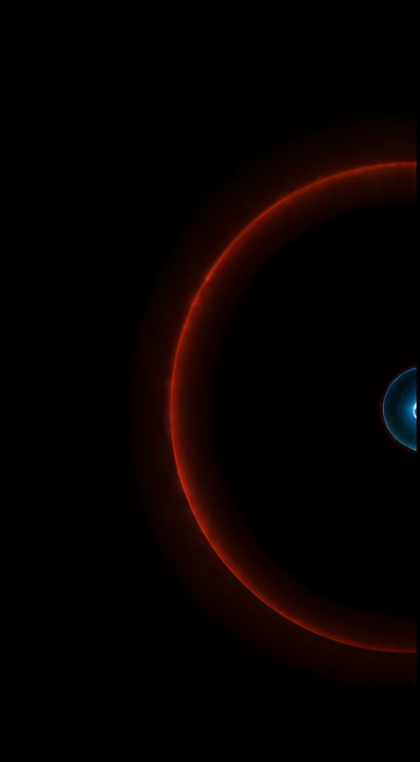 minimal style,person, standing in front of a space portal overlooking the sun,,kosmos,mistic,The eye, gateway to another dimension, world, visible only through the portal, High quality fantasy stock photo, portal to another world, portal to outer space,Looking into space, Universe, Magical Galactic Portal, The Cycle of the Stars, God,A sense of mystery,red colour,blue colors,white colors,In pink