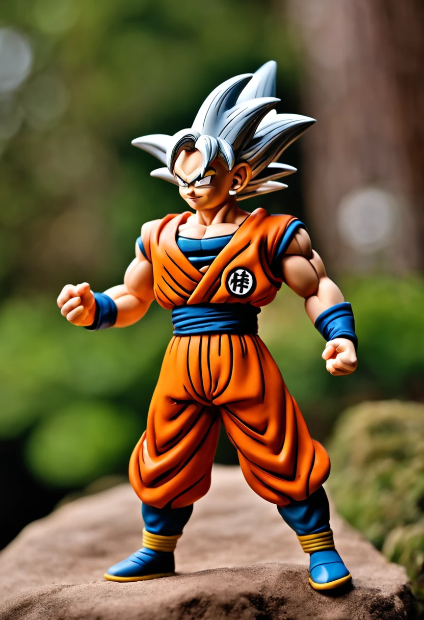 style Aardman, Kid style dragon ball z, standing,