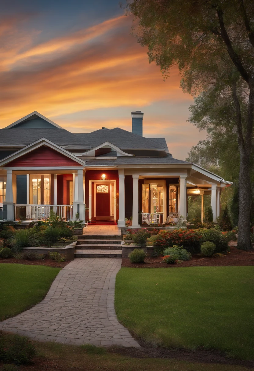 A very happy realtor, imagem realista