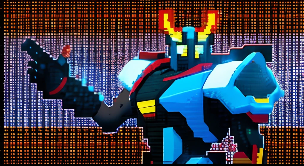 pixel game，character  design，Transformers robots，hornet， Pixel art #pixelart，super-fine，32-bit pixels