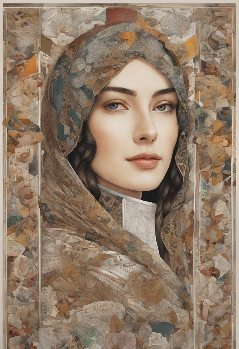 Super realistic,  Full body detailed portrait, a woman in 30s, White skin, Exquisite features, Soft smile, Caring eyes, Wearing a nun's coat. Albert Anker, greg rutkovsky, Art germ, Phlegm sputum, phlegm, Pisif, Luminism, a 3D render, rendering by octane, isometry, Awesome full color, Very detailed, very precise, handpainted, 8K, the mix of bold dark lines and loose lines, On paper, Position directly facing the audience，Make their bodies symmetrical and balanced, Delicate and ultra-realistic character expressions,