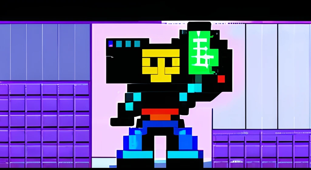 pixel game,character design,Transformers robots,hornet, Pixel art #pixelart,super-fine,32-bit pixels