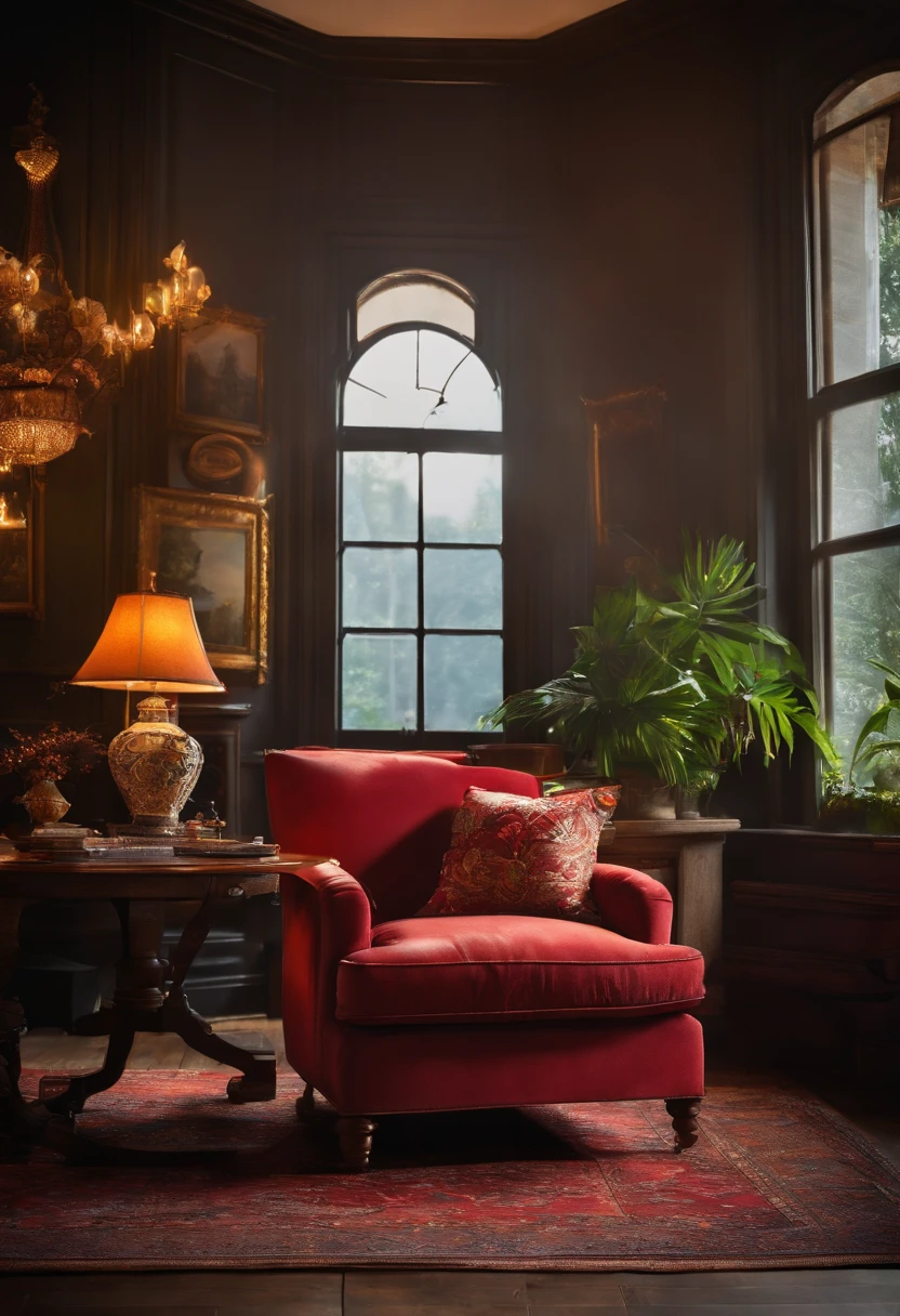 A gorgeous rich studio