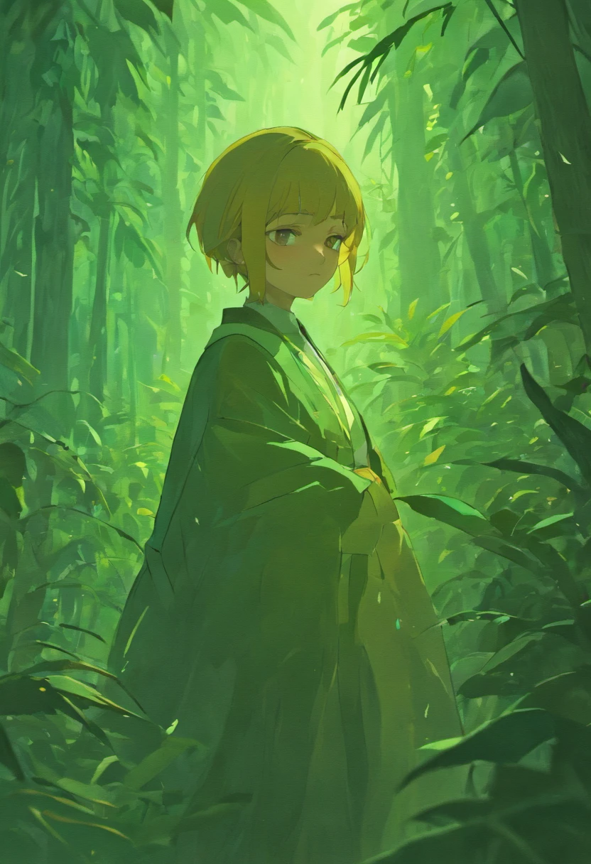 Dense jungle, Lighting, Tristin, Martin Luther King Jr. and Martin Luther King Jr. weep, inner illumination, photorealistic, cinematic, volumetric lighting, cinematic lighting, ray traced, 8k, hyper detailed, hd, epic composition, golden ratio