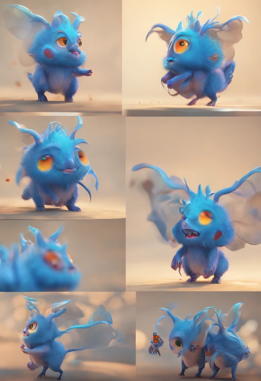 Little blue magical creatures resembling imps