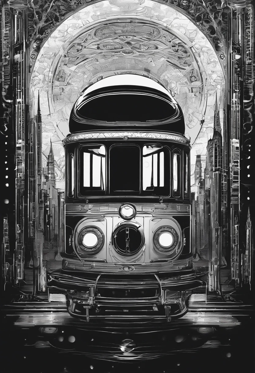 :Vehicule du futur en noir round like a space capsule front windsheld straight blike a bus familiy friendly background city by night fluo50 --s 2