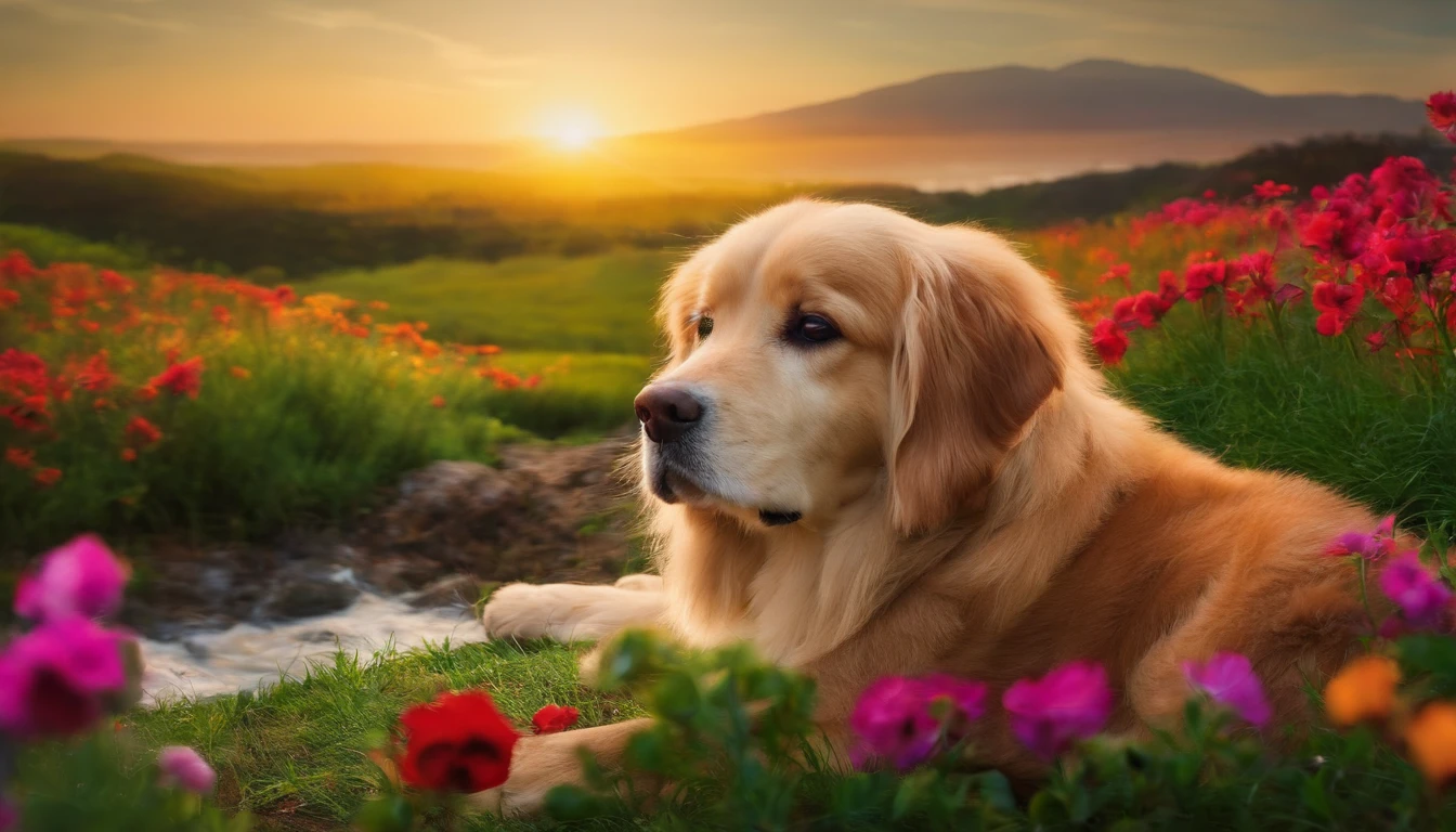 imagine um cachorro na comunidade com olhar triste e faminto