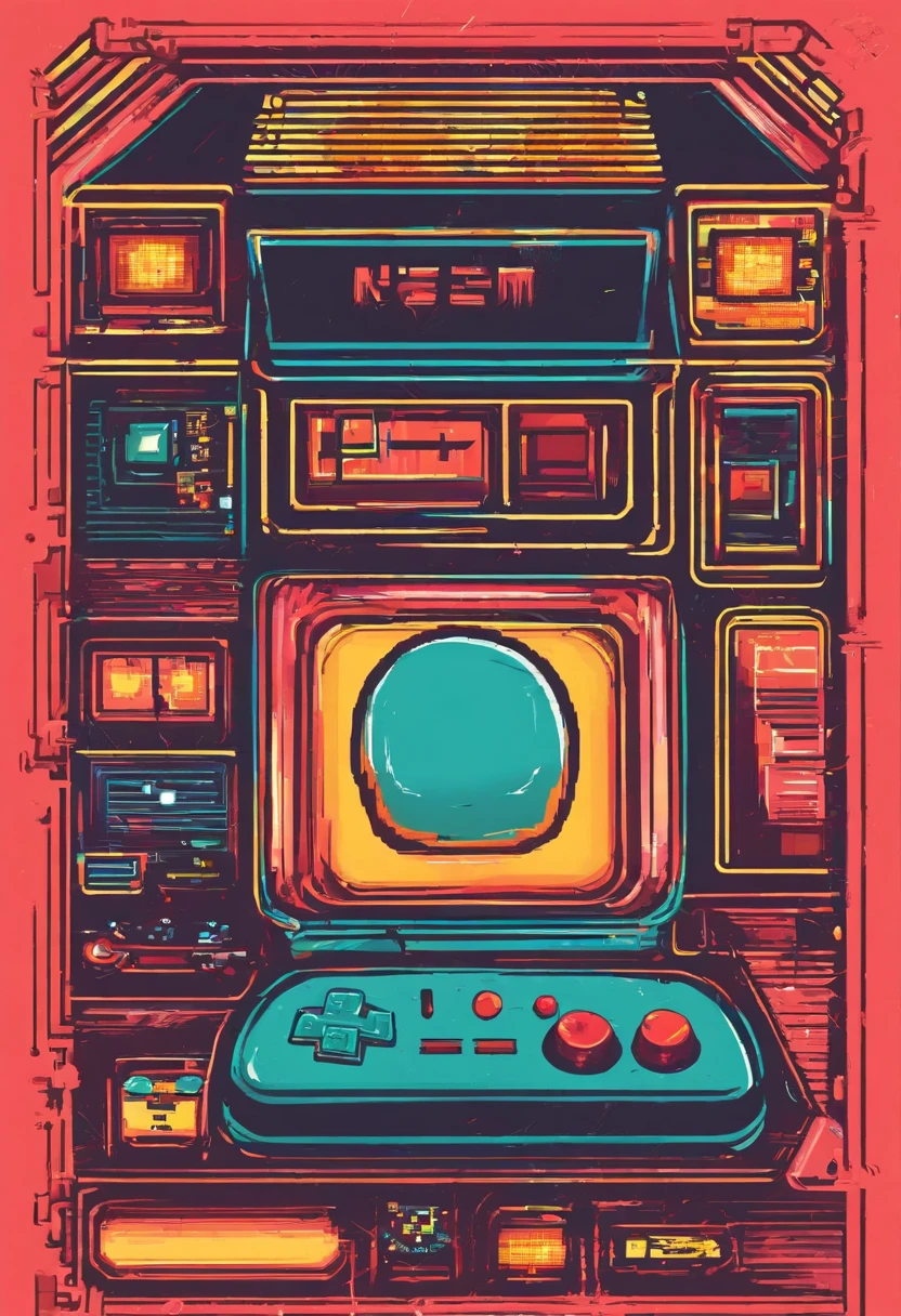 Retro style logo: A logo with retro elements, como uma fonte de arcade ou pixel art, combinado com um joystick ou controle de videogame. This would convey a nostalgic feel to the classic games.