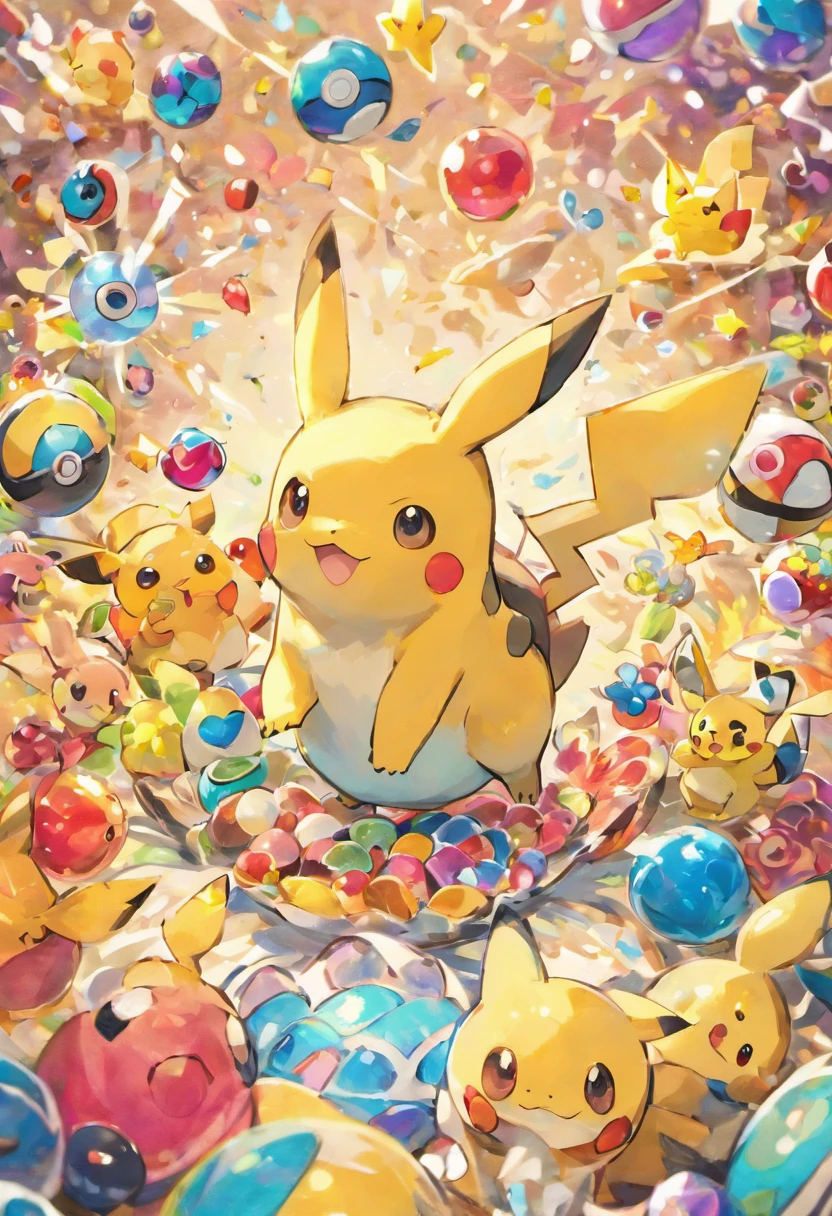 [IP] surrounded by a bunch of colorful stickers, in the style of photorealistic renderings, capturing moments, interactive exhibits, single object, tinycore, similar color with [IP], meticulous photorealistic still lifes