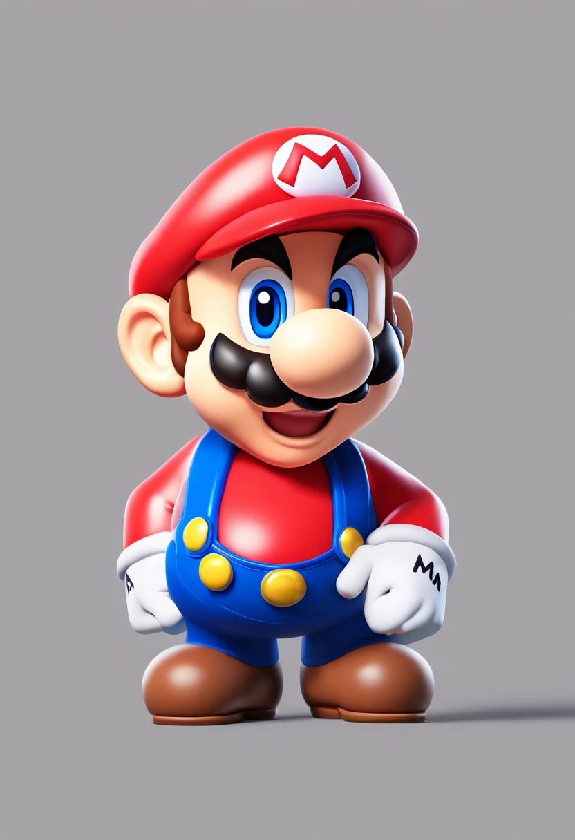 A close up of a nintendo mario character with a red hat - SeaArt AI
