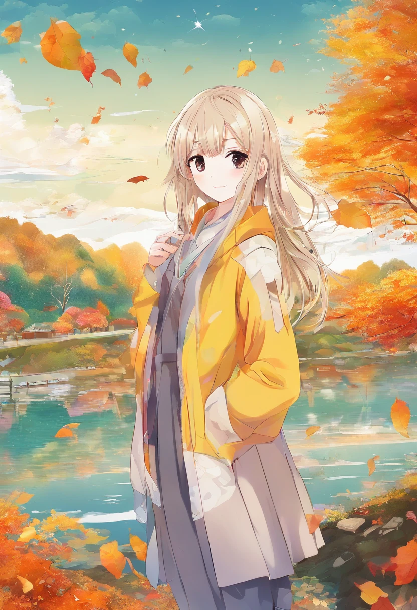 fall wallpaper gallery apk 5 free download, in the style of frequent use of yellow, distorted perspectives, traditional vietnamese, the düsseldorf school of photography, pastel dreamscapes, 8k resolution