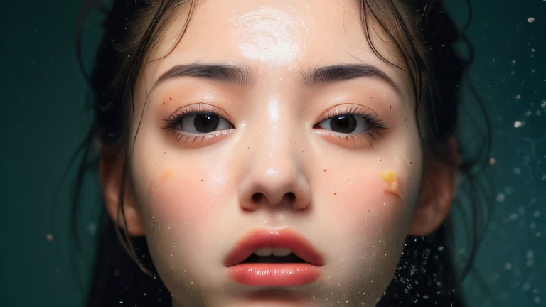 （（top Quority，8K，tmasterpiece：1.3）），woman（hot onsen），perspired，Water droplets on the forehead of the face，exteriors，background urban cityscape，Overhead，Sharp focus：1.2，cute women：1.4，（（Layered Hair Style）），（Orange shirt），very detailed face and skin and hair texture，Knotted brunette hair，Moist textured hair，Moist body，Detailed eyes， White skin of the，Beautiful legs， beautiful delicate nose，cute young woman，18yr old，dynamic angle，Deleite para la vista，Compositional suggestiveness，while emphasizing the subject's hair，The eye，Mouth and movements，At the same time, It exudes a mood of anticipation，It is characterized by calm tones and a mix of light and shadow。