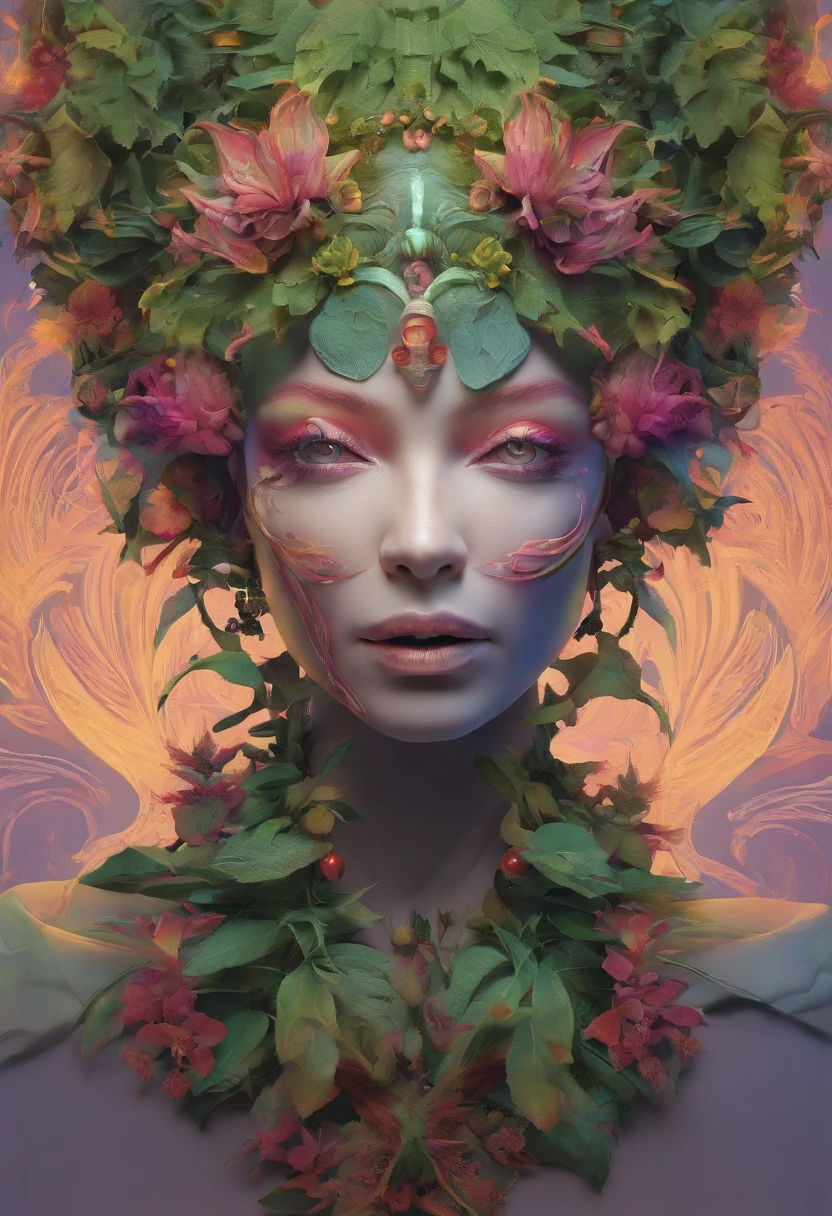 Poisonous atropa belladonna, a plant of the genus Ashwaganda, full bodyesbian, Centered, key visual, Intricate, Highly detailed, Breathtaking, precise lineart, vibrant, panoramic, Cinematic, Carne Griffiths, Conrad Rosset, 16:9, magic