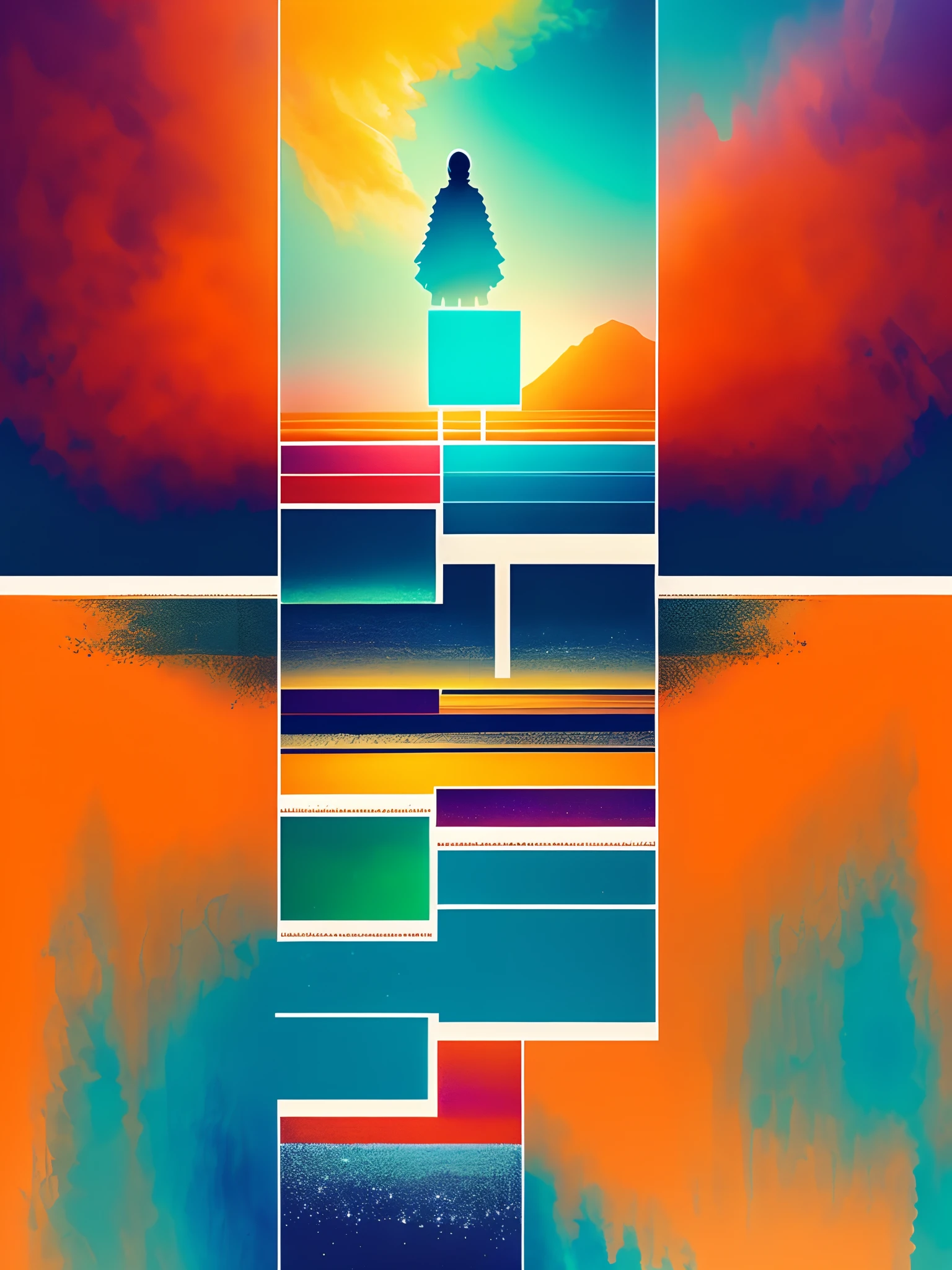 I want a captivating cover image for my eBook about mental alignment and overcoming daily obstacles. A imagem deve transmitir a ideia de crescimento pessoal, resilience and positivity.

The main scene of the image should include a symbolic element that represents overcoming challenges.
Use vibrant colors that inspire hope and confidence.
Add the eBook title, 'Awaken your resilience', em uma fonte atraente que se destaque na imagem.
Certifique-se de que a imagem seja atraente e profissional, suitable for attracting an audience seeking positive change in their lives."