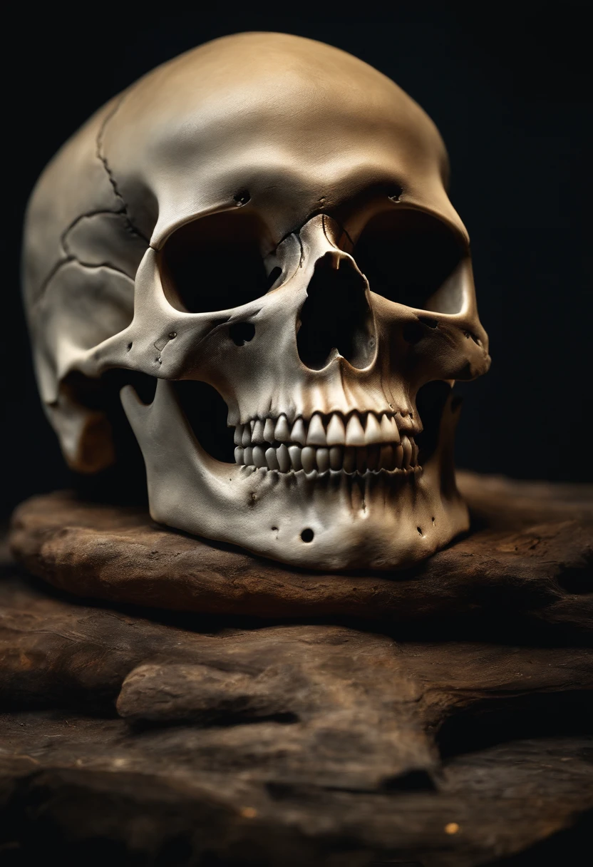 Realistic skull