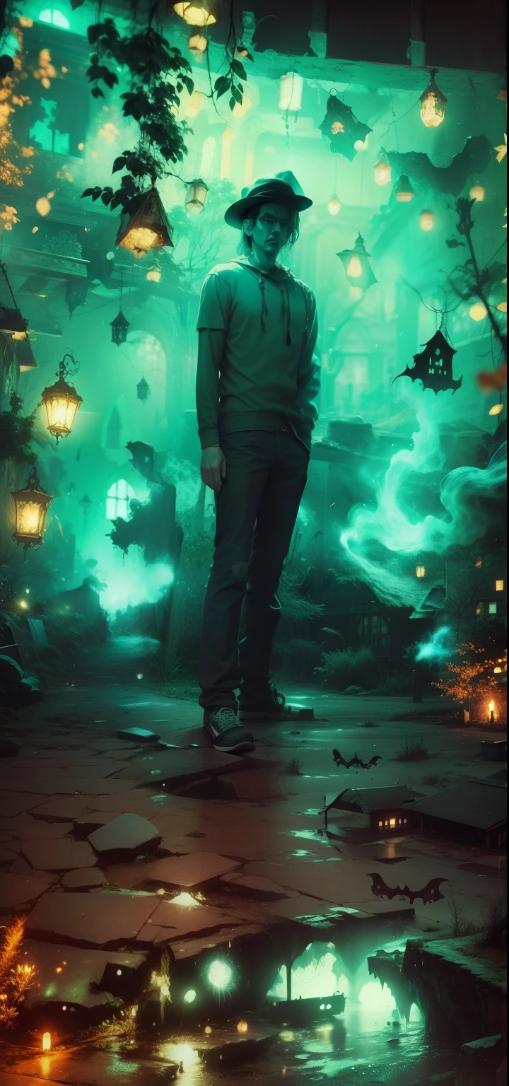 This background change to haunted background