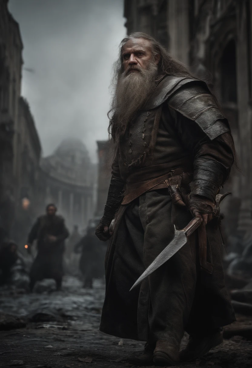 Goat-faced demon ,Wear military uniforms,Pick up the axe,red - eyed,unholy,Fierce,rampage ,Stand at the highest part of the city,Observe the city,Behind is the Demon Legion,Epic war fantasy digital art,tmasterpiece,high qulity,8K,UHD resolution,Detailed detail drawing,realisticlying,Very realistic,Cinematic light,an award winning photograph, author:Lee Jeffries Nikon D850 Film Stock Photo 4 Kodaport 400 Camera F1.6 lens rich colors hyper realistic lifelike texture dramatic lighting unrealengine trending on artstation cinestill 800,