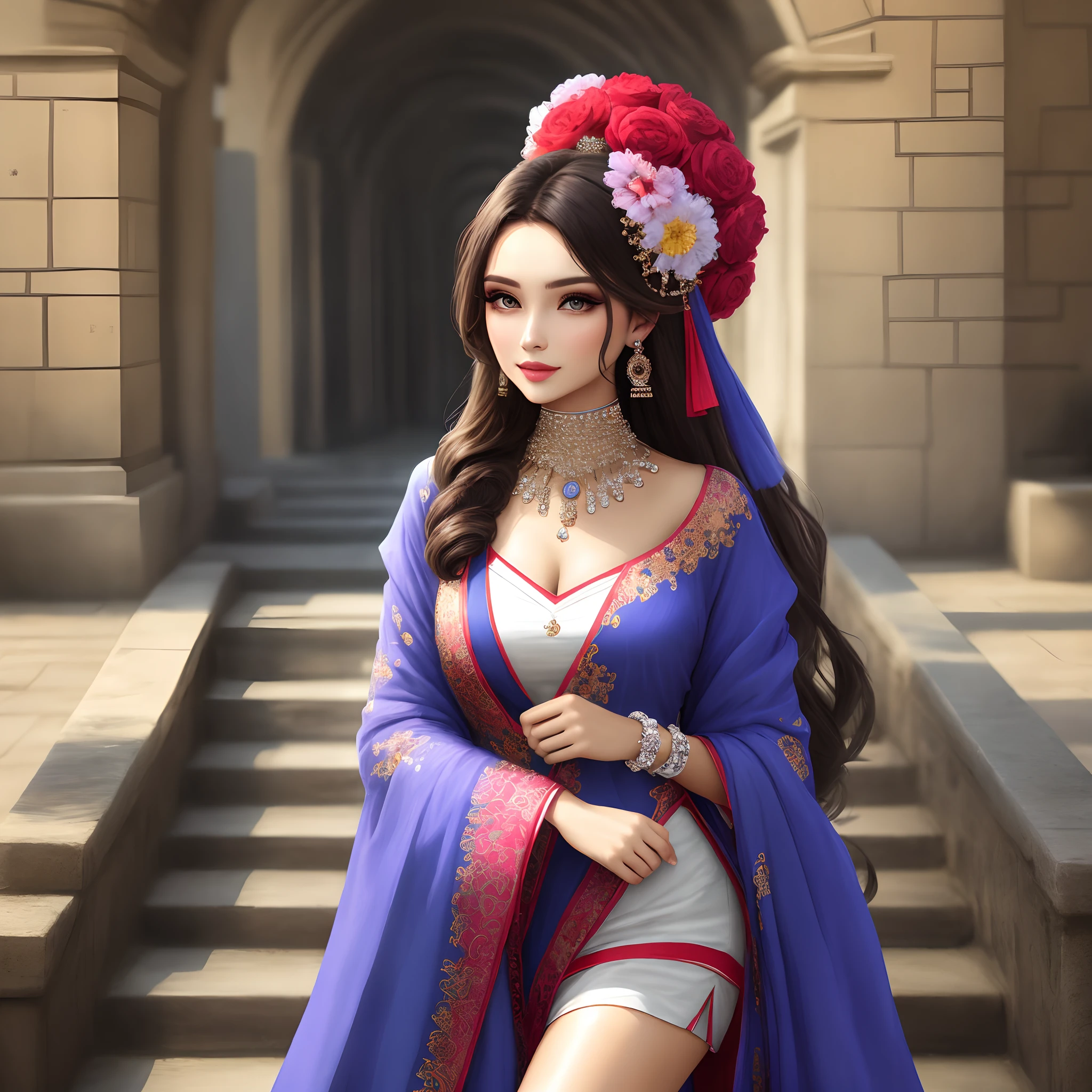 National style beauty