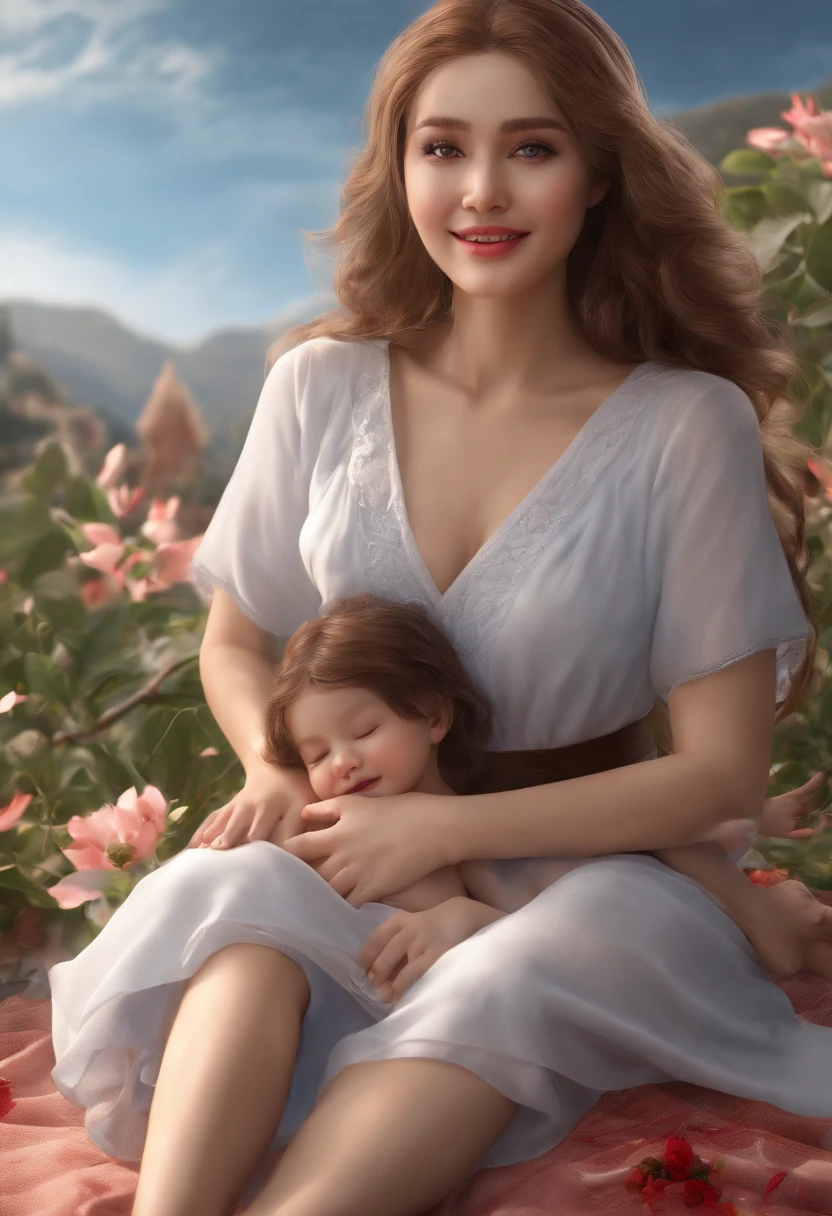 {{{masterpiece}, }}, {extremely detailed CG unity 8k wallpaper}, Amazing, finely detail, solo, {{floating hair}, }, {{Sakura}, }, outdoors, sky, {{wind}, }, detailed background, beautiful detailed eyes, bright pupils, {{full body}, }, dynamic angle, looking at viewer, cinematic lighting, close-up, best quality, On the village, (Two mother's breastfeed their girls:1.2), legs wide open, (hyper realistic), (illustration), (high resolution), (8K), (extremely detailed), (best illustration), (beautiful detailed eyes), (best quality), (ultra-detailed), (she's wet), drooling's, girls wearings full hijabs, wearings torn kebaya's, no bra's, , no underwears, beauty breasts, revealed virgin vaginal, happy smile's faces, yawning's,