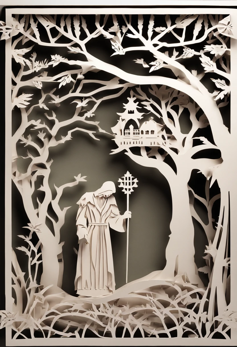 a gravedigger on a graveyard