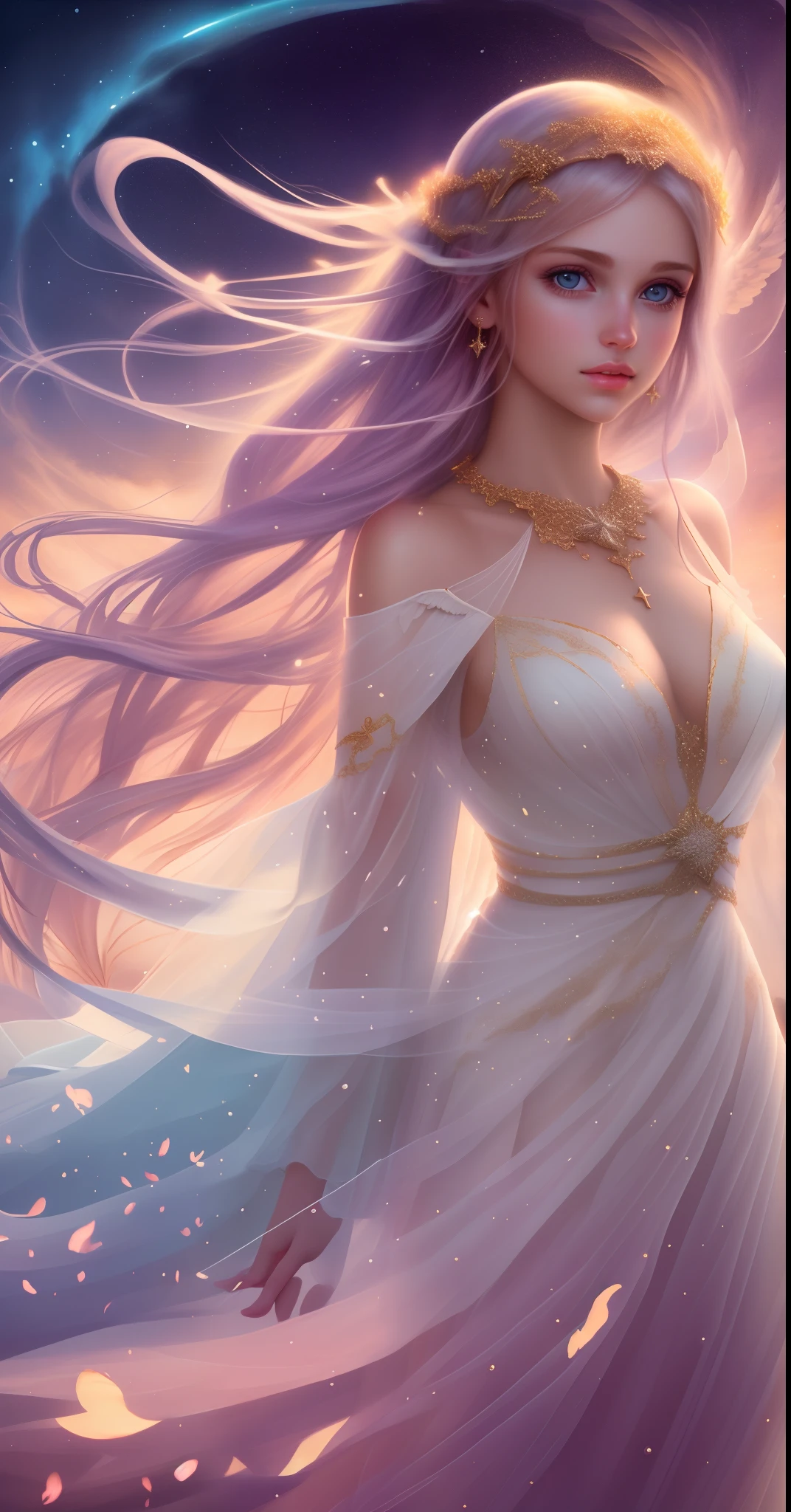 beautiful realistic heaven angel girl