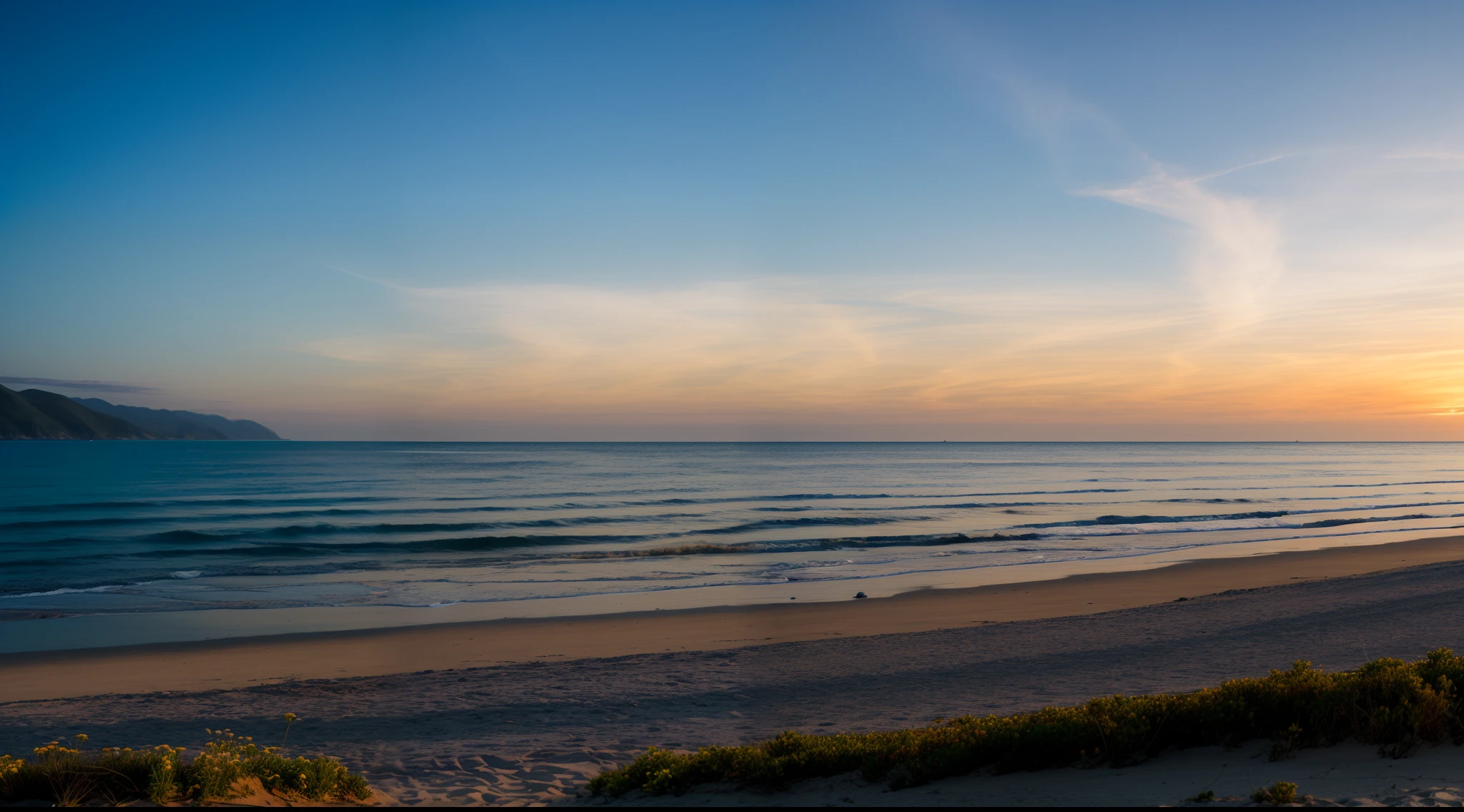 Evening coast