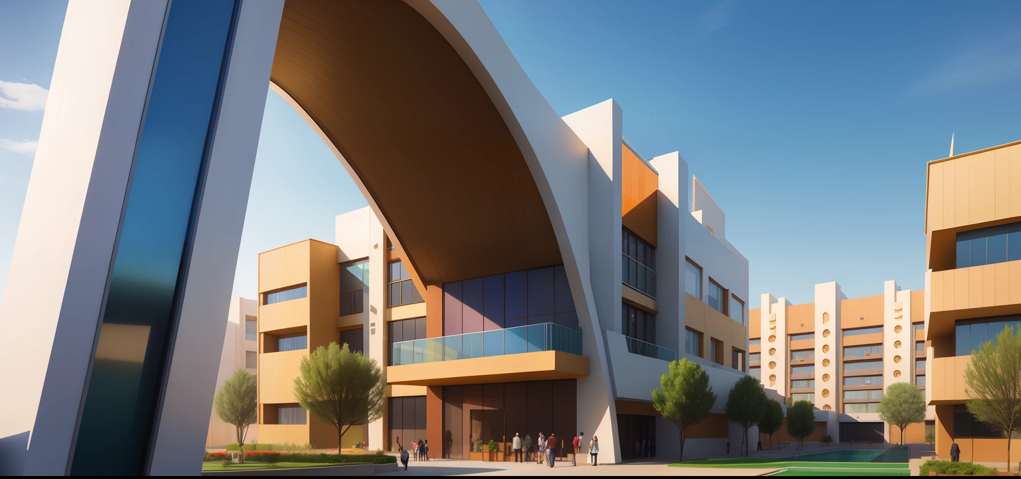 Shiraz multifunctional complex with modern architecture