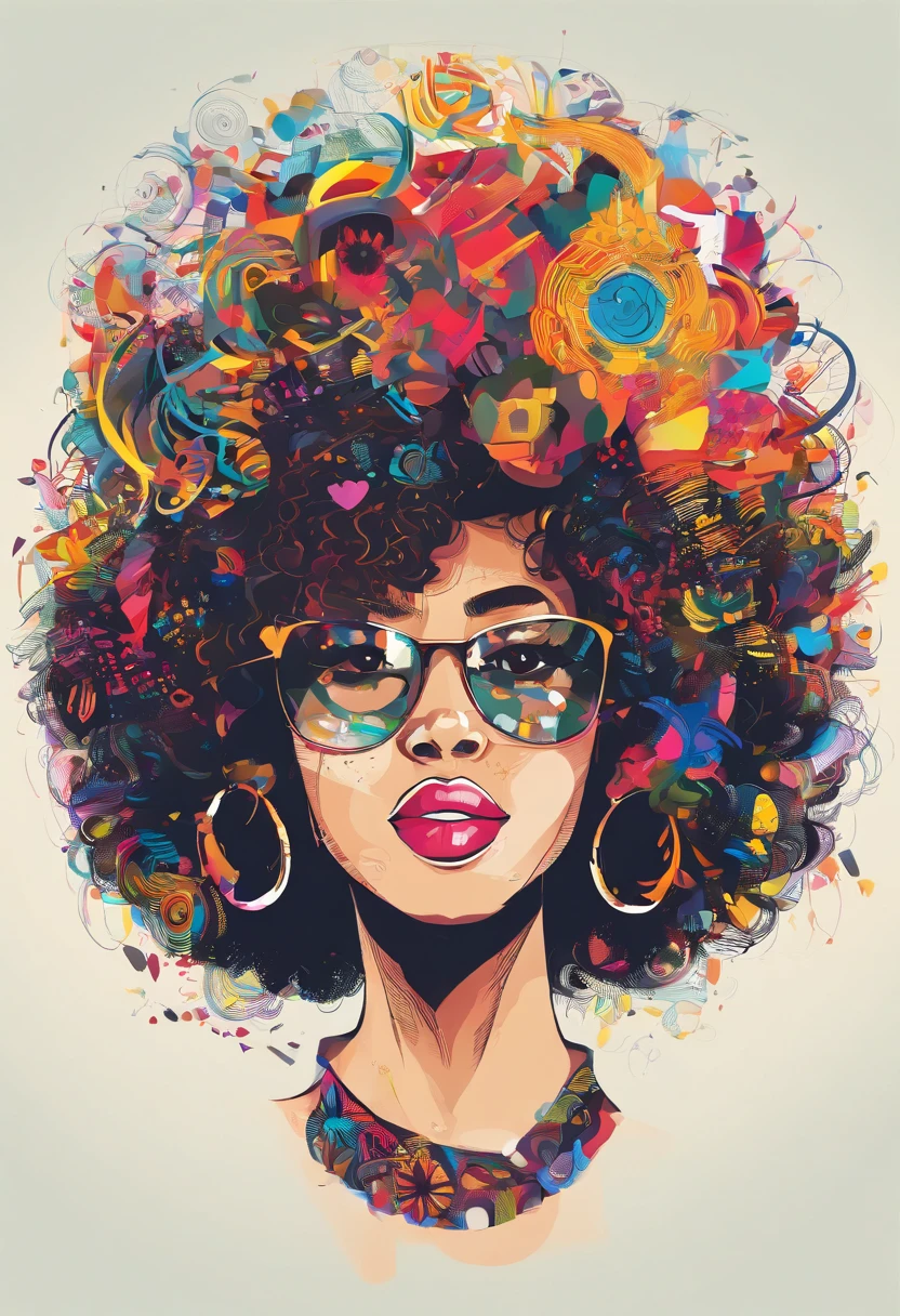 African-American girl Black girl about 25 years old 8 inches long curly hair, curly hair and running, cour, black curly hair, short curly hair, Curly bang, very short curly hair, Messy loops, Curly black hair Natural black hair，Photographie de rue，Photographie de rue，