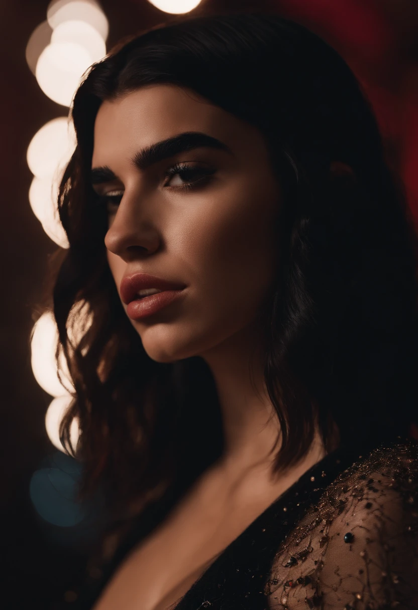 Dua Lipa as a sexy female demon
