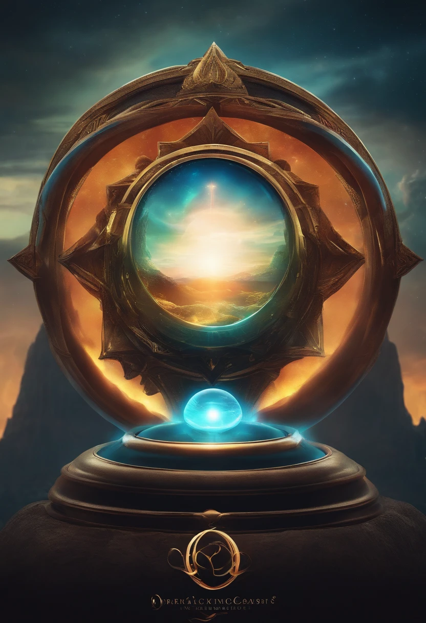 a logo with magic orb