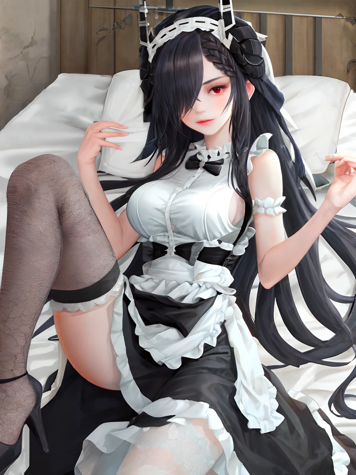 Dark hair,The long-haired,Red Eyes,barechested,maid clothes.Collars for dogs,,,on the beds, slaves,Rut,aphrodisiac,cute little,Soio,Restraints